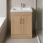 Freestanding Bathroom 2 Door Rear Tap  Basin Unit - Hambledon