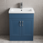 Freestanding  Bathroom 2 Door Mid Edge Basin Unit - Wickham