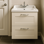 Bathroom  2 Drawer Wall Hung Traditional Basin Unit - Express Oxford