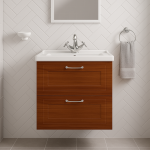 Bathroom  2 Drawer Wall Hung Traditional Basin Unit - Wickham