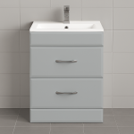 Freestanding Bathroom 2 Drawer Minimalist  Basin Unit - Hambledon