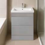 Freestanding Bathroom 2 Drawer Rear Tap  Basin Unit - Hambledon