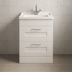 Freestanding  Bathroom 2 Drawer Traditional Basin Unit - Express Cartmel