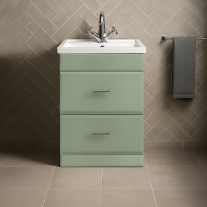 Freestanding Bathroom 2 Drawer Traditional Basin Unit - Hambledon