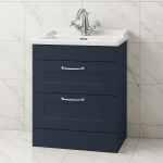 Freestanding  Bathroom 2 Drawer Traditional Basin Unit - Express Oxford