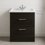 Freestanding  Bathroom 2 Drawer Traditional Basin Unit - Wickham