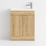 Freestanding  Bathroom 2 Door Side Tap Basin Unit - Bramshaw