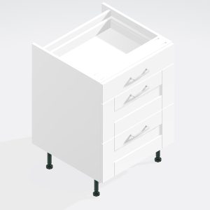 Kitchen 3 Drawer Base Unit - Bramshaw