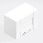 Kitchen  Bridging Wall Unit 360mm High - Bramshaw Solid Wood