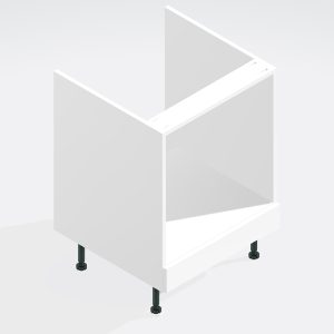 Kitchen Built Under Oven Housing - Bramshaw