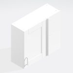 Kitchen  Corner Wall Unit - Bramshaw Solid Wood