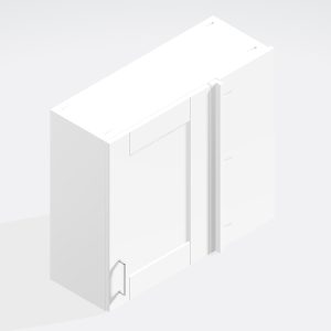 Kitchen  Corner Wall Unit - Bramshaw Solid Wood