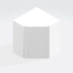 Kitchen  Diagonal Wall Unit - Bramshaw Solid Wood