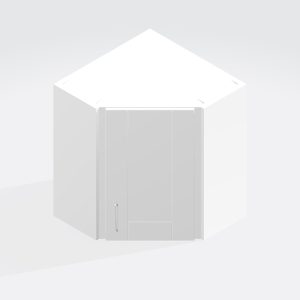 Kitchen  Diagonal Wall Unit - Bramshaw Solid Wood