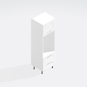 Kitchen Tall Double Oven Housing 2 Drawer 2120mm - Bramshaw