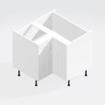 Kitchen  Highline Corner L-Shape Base Unit - Bramshaw Solid Wood