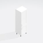 Kitchen  Pull Out Larder Unit 70/30 2120mm High - Bramshaw Solid Wood