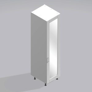 Bedroom Single Wardrobe Mirrored Door - Bramshaw