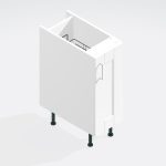 Kitchen  Pull Out Base Unit - Bramshaw Solid Wood