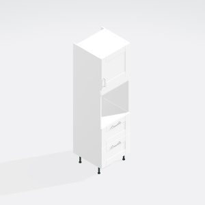 Kitchen Tall Single Oven Housing 2 Drawer 2120mm - Bramshaw