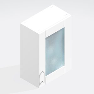 Kitchen  Single Glazed Wall Unit - Bramshaw Solid Wood