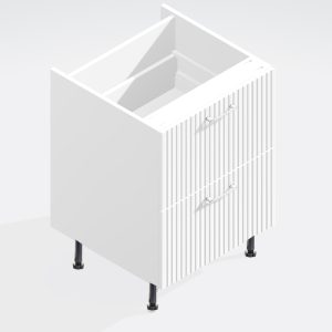 Bedroom 2 Drawer Base Unit - Brockenhurst