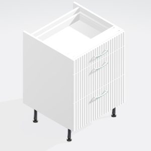 Bedroom 3 Drawer Base Unit - Brockenhurst