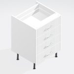 Kitchen  4 Drawer Base Unit - Brockenhurst