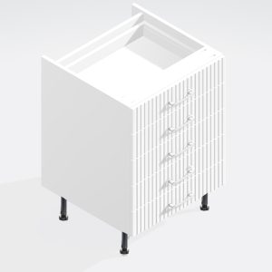 Kitchen  5 Drawer Base Unit - Brockenhurst