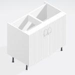 Bedroom Double Highline Base Unit -  Brockenhurst