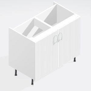 Bedroom Double Highline Base Unit -  Brockenhurst