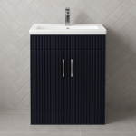 Freestanding Bathroom 2 Door Mid Edge  Basin Unit - Brockenhurst