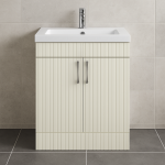 Freestanding Bathroom 2 Door Rear Tap  Basin Unit - Brockenhurst