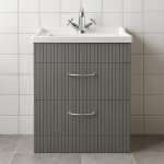 Freestanding Bathroom 2 Drawer  Traditional Basin Unit - Brockenhurst