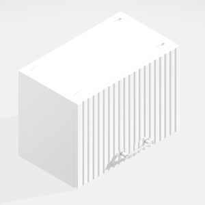 Kitchen  Bridging Wall Unit 360mm High - Brockenhurst