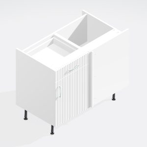 Kitchen  Drawerline (Dummy) Corner Straight Base Unit - Brockenhurst