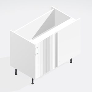 Kitchen  Highline Corner Straight Base Unit - Brockenhurst