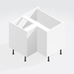 Kitchen  Highline Corner L-Shape Base Unit - Brockenhurst