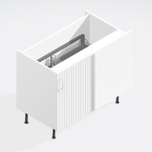 Kitchen  Highline Corner Pull Out Straight Base Unit - Brockenhurst