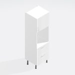 Kitchen  Tall Single Oven Housing 2 Drawer 2120mm - Brockenhurst