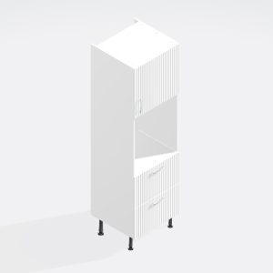 Kitchen  Tall Single Oven Housing 2 Drawer 2120mm - Brockenhurst
