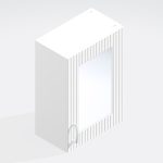 Kitchen  Single Glazed Wall Unit - Brockenhurst