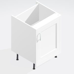 Kitchen Pull Out Base Unit - In Frame  Solid Wood