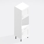 Kitchen Tall Single Oven Housing  Drawerline 2120mm - In Frame Solid Wood