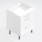 Bedroom 3 Drawer Base Unit - Meon