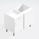 Kitchen  Drawerline (Dummy) Corner Straight Base Unit - Meon