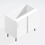 Kitchen  Highline Corner Straight Base Unit - Meon