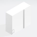 Kitchen  Corner Wall Unit - Meon Acrylic