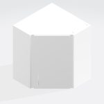 Kitchen  Diagonal Wall Unit - Meon Acrylic