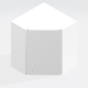 Kitchen  Diagonal Wall Unit - Meon Acrylic